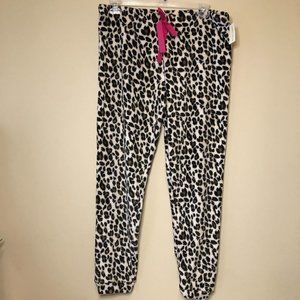 Cozy Leopard Print Pajama Pants